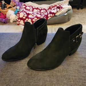 Xappeal Charlie Black Suede Ankle Boots